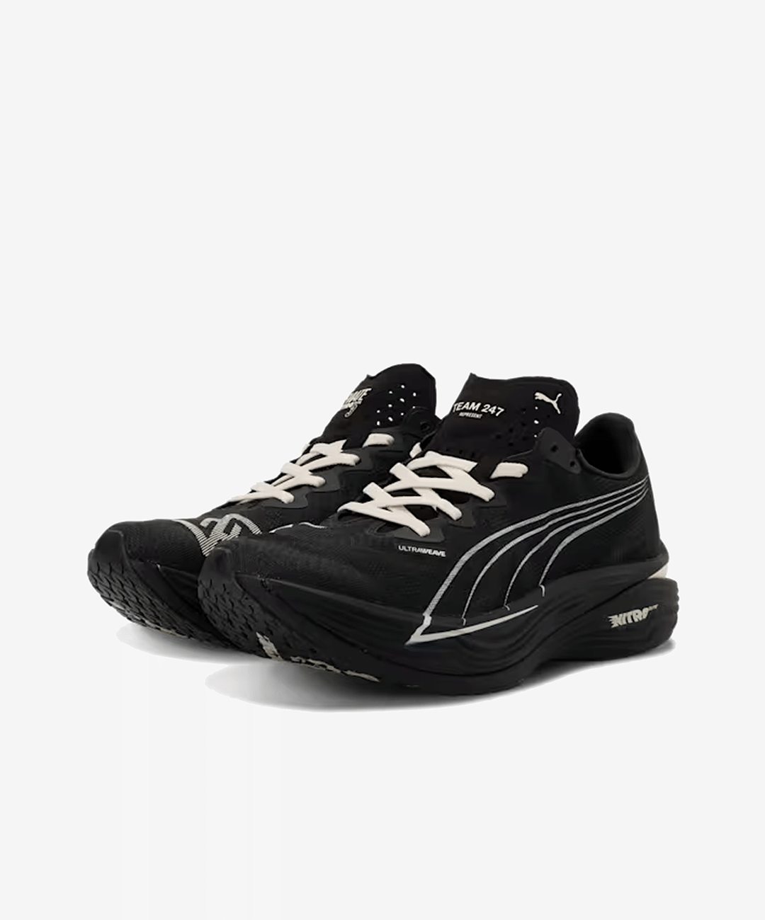 PUMA | x REPRESENT DEVIATE NITRO ELITE 3 { PUMA BLACK/ALPINE SNOW
