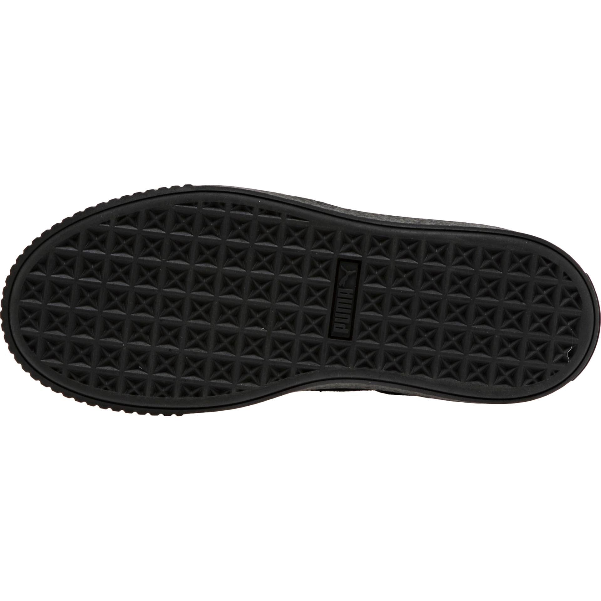 PUMA Suede Creeper Women Lifestyle Shoe - Black/Gold