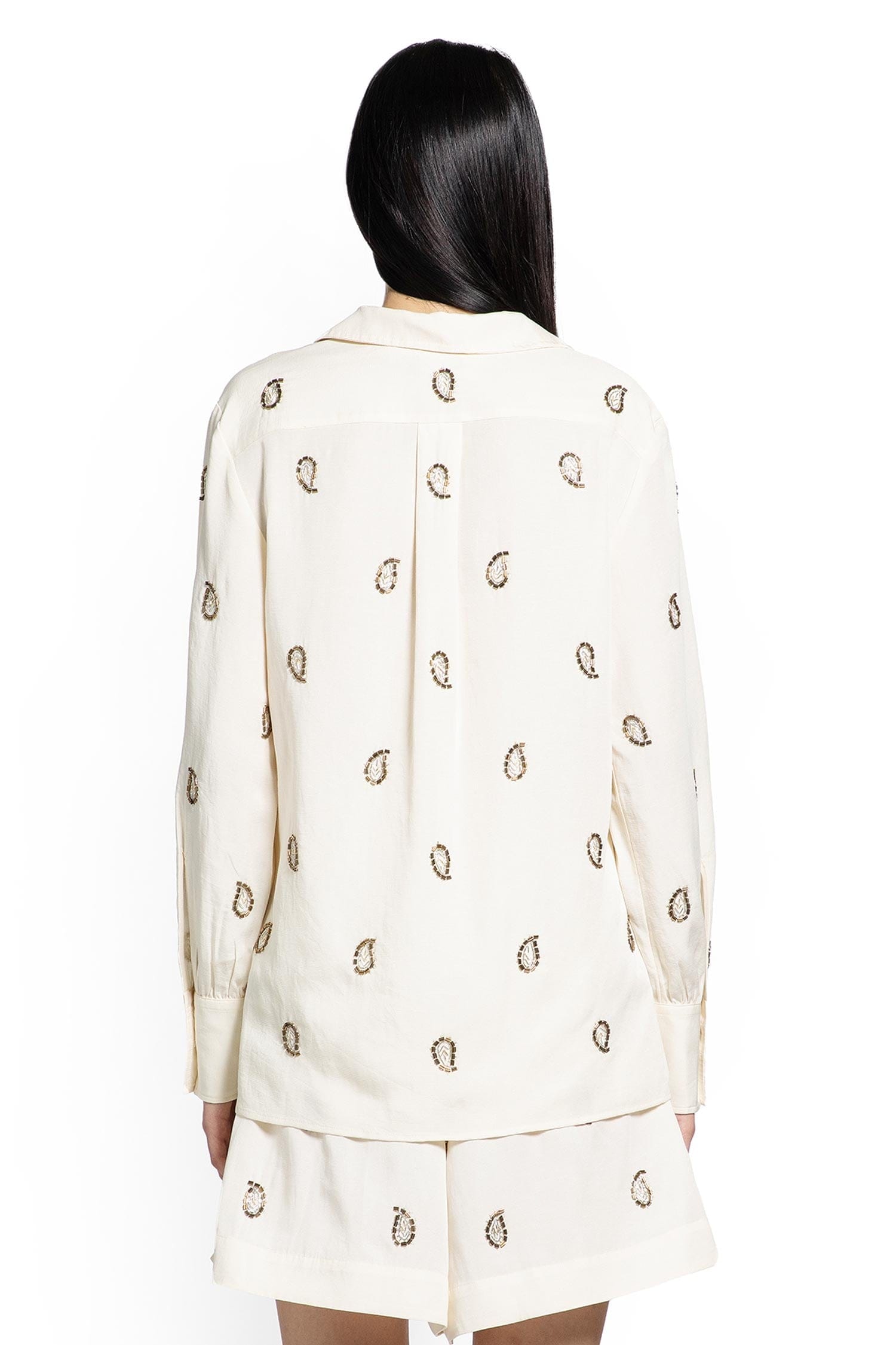 POLO RALPH Lauren Beaded Paisley Top