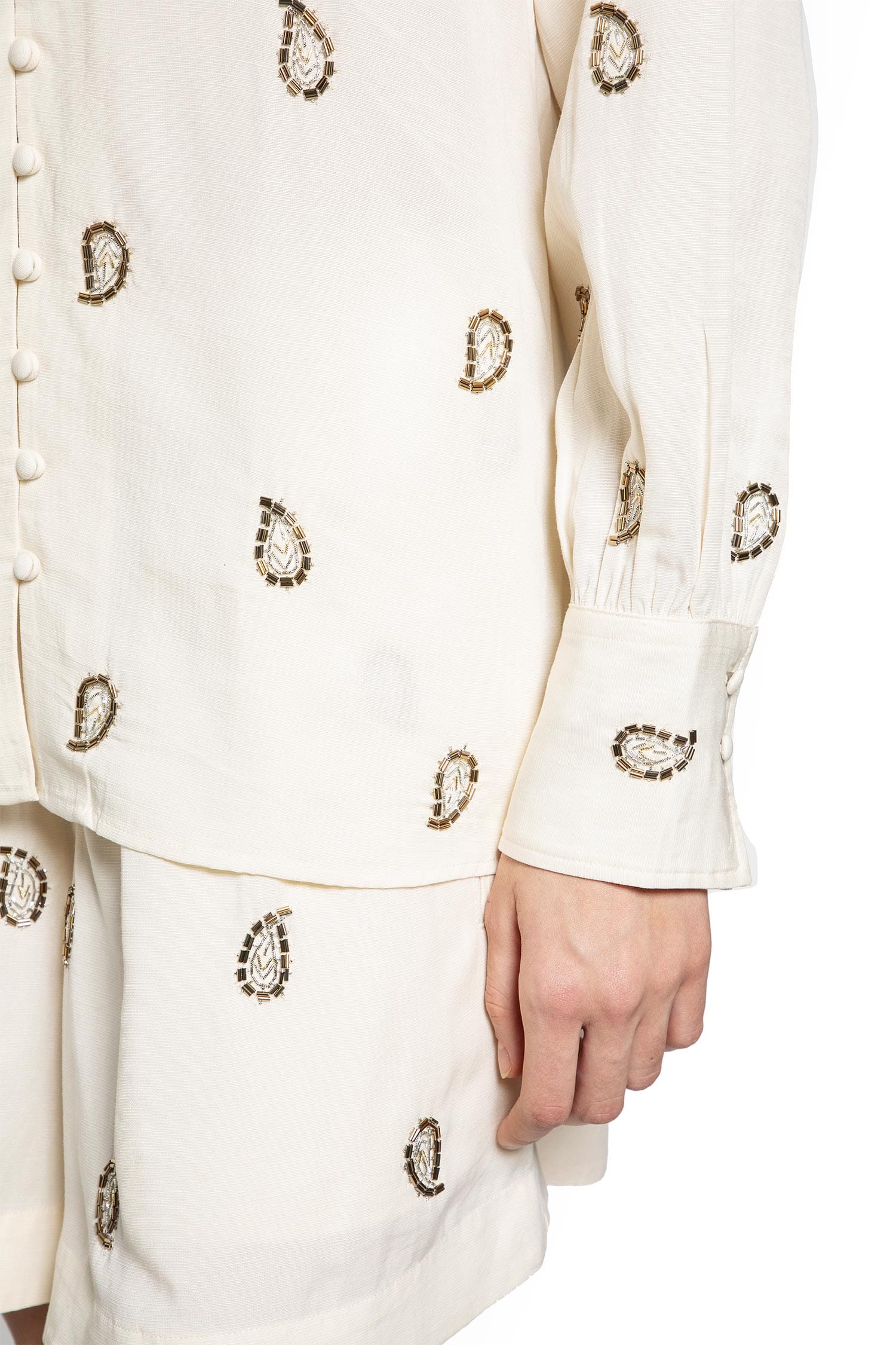 POLO RALPH Lauren Beaded Paisley Top