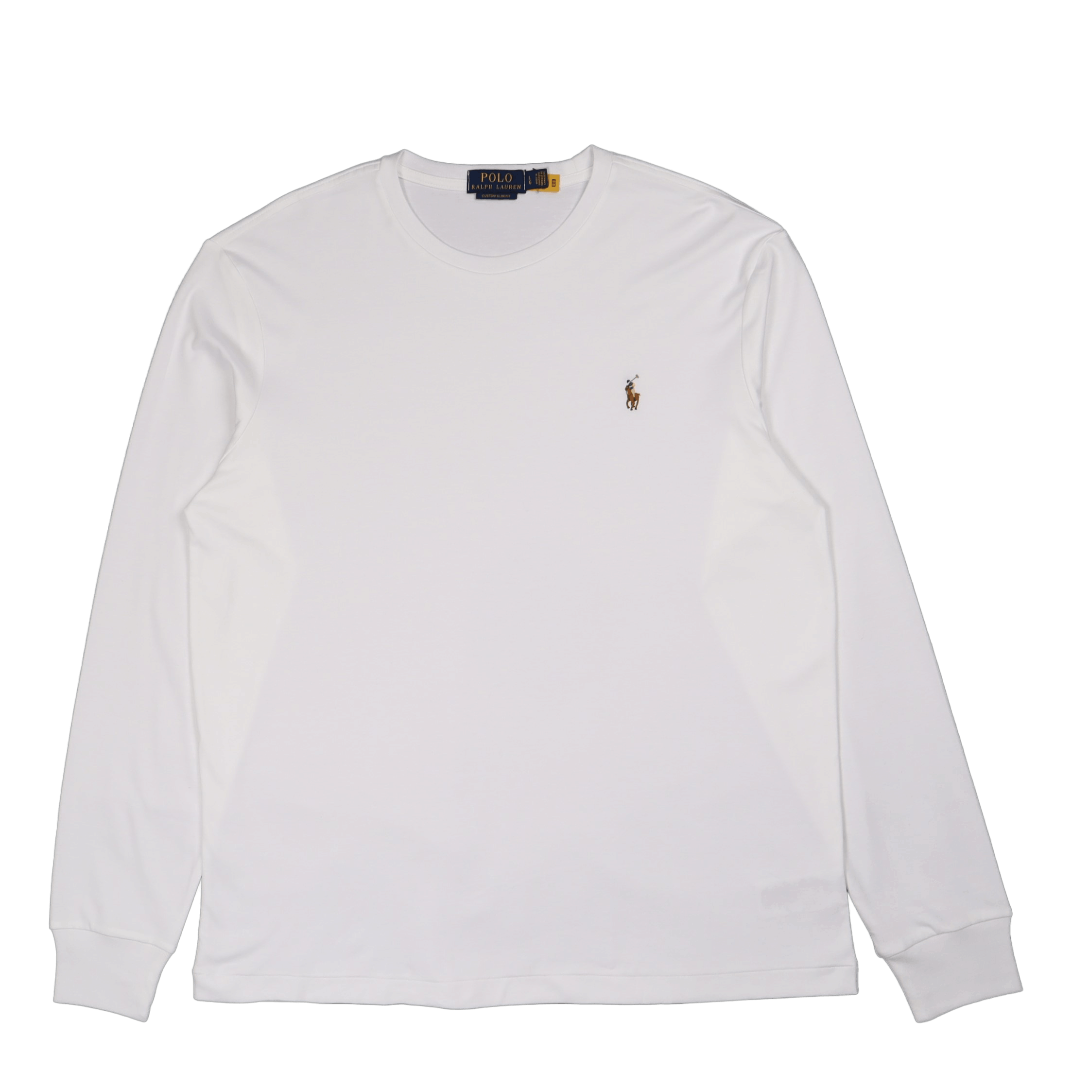 Polo Ralph Lauren Custom Slim Fit Soft Cotton T - Shirt White