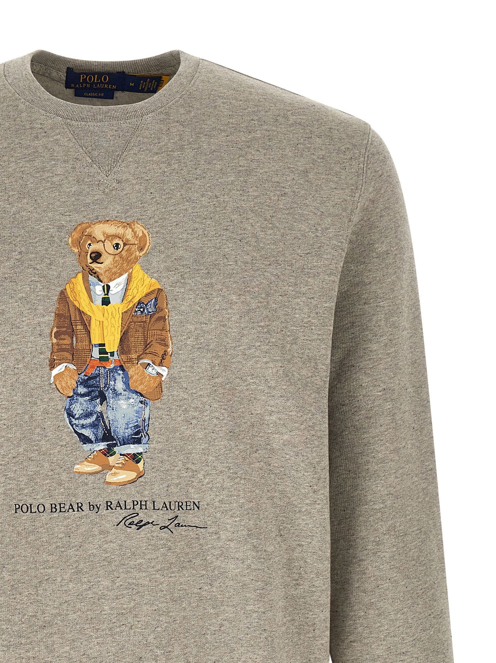 Polo Ralph Lauren Polo Bear - Embroidered Sweatshirt — Grey