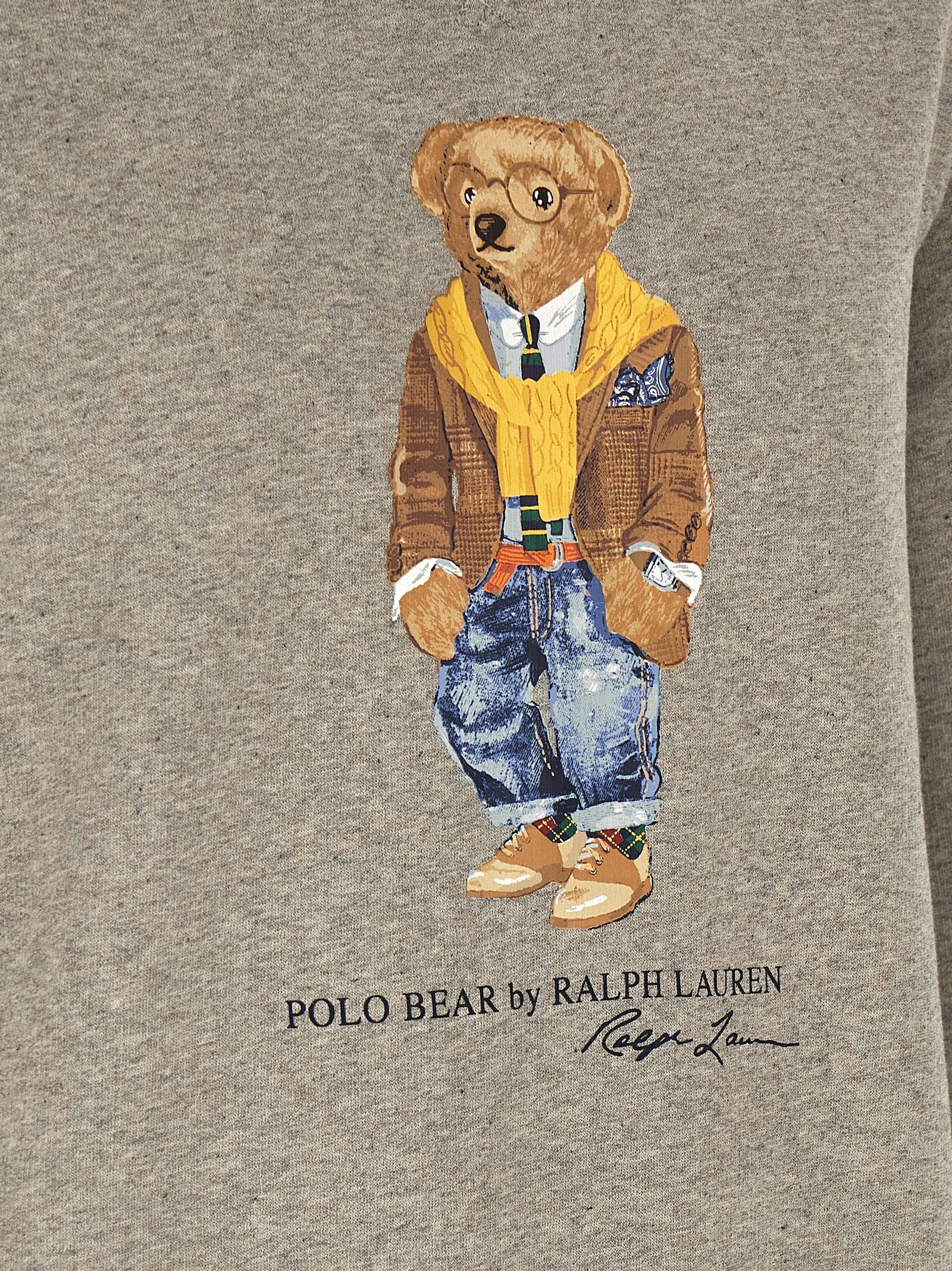 Polo Ralph Lauren Polo Bear - Embroidered Sweatshirt — Grey