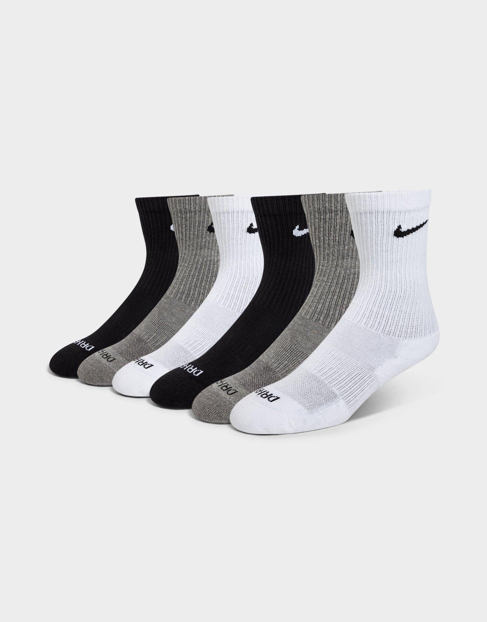 Nike Everyday Plus Cushioned Training Crew Socks (6 Pairs)
