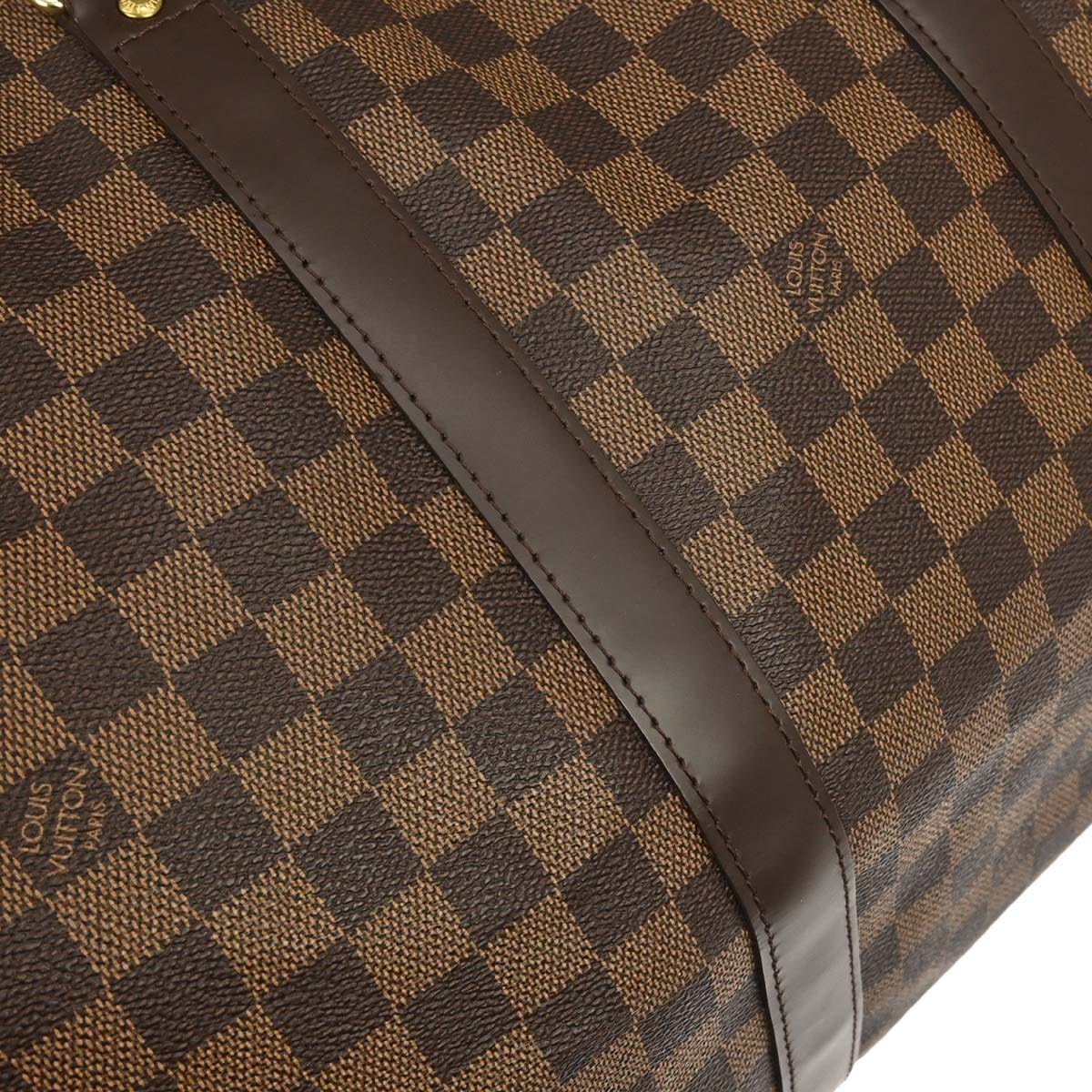 Louis Vuitton 2015 Damier Keepall Bandouliere 55 Duffle Bag N41414