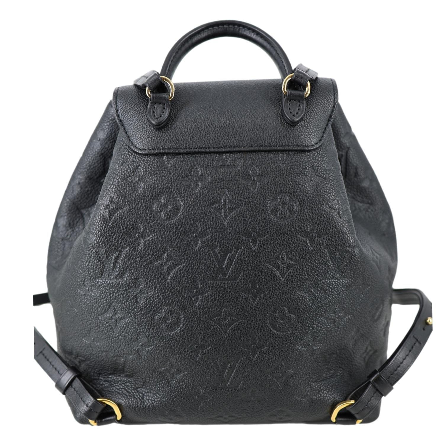 LOUIS VUITTON Montsouris NM PM Monogram Empreinte Backpack Black