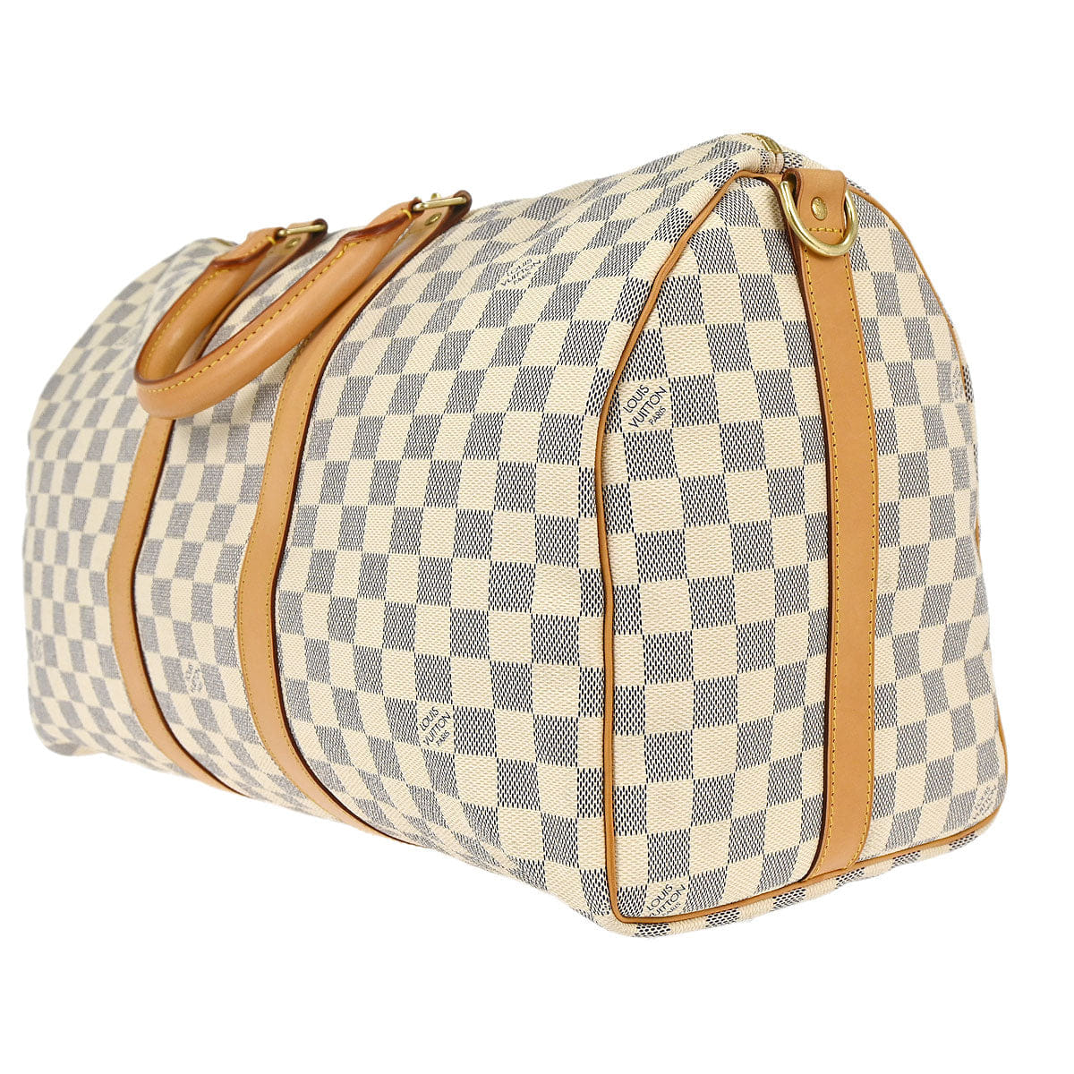 Louis Vuitton Damier Azur Keepall Bandouliere 45 Duffle Bag N48223