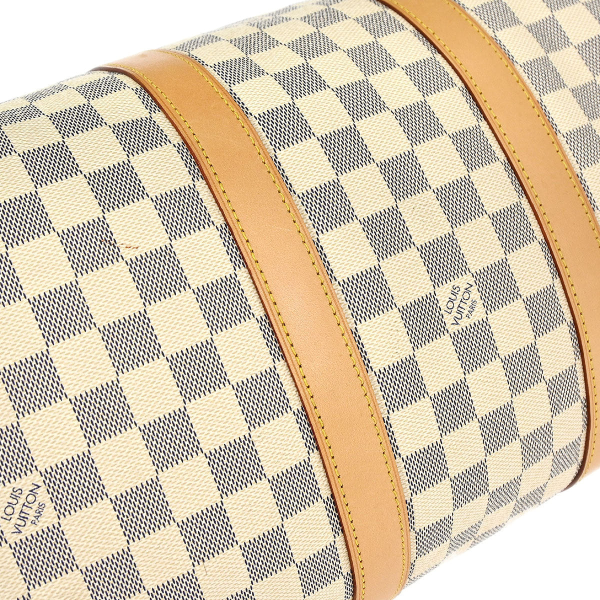 Louis Vuitton Damier Azur Keepall Bandouliere 45 Duffle Bag N48223