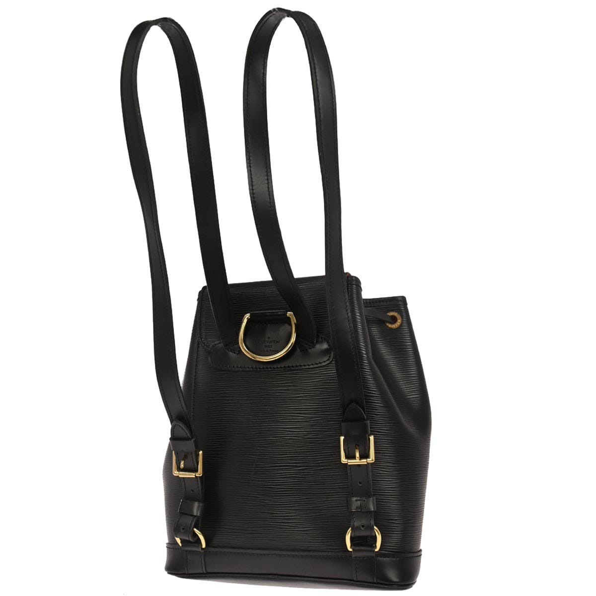 Louis Vuitton Black Epi Montsouris MM Monaco Limited Backpack
