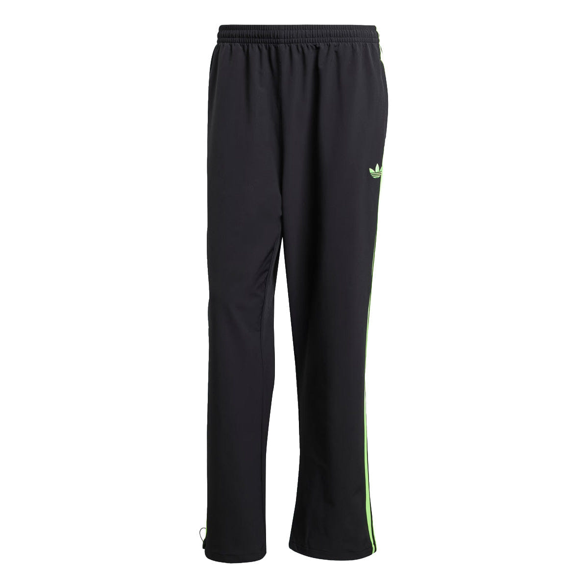 adidas Adicolor Woven Drill Pant Black/Signal Green