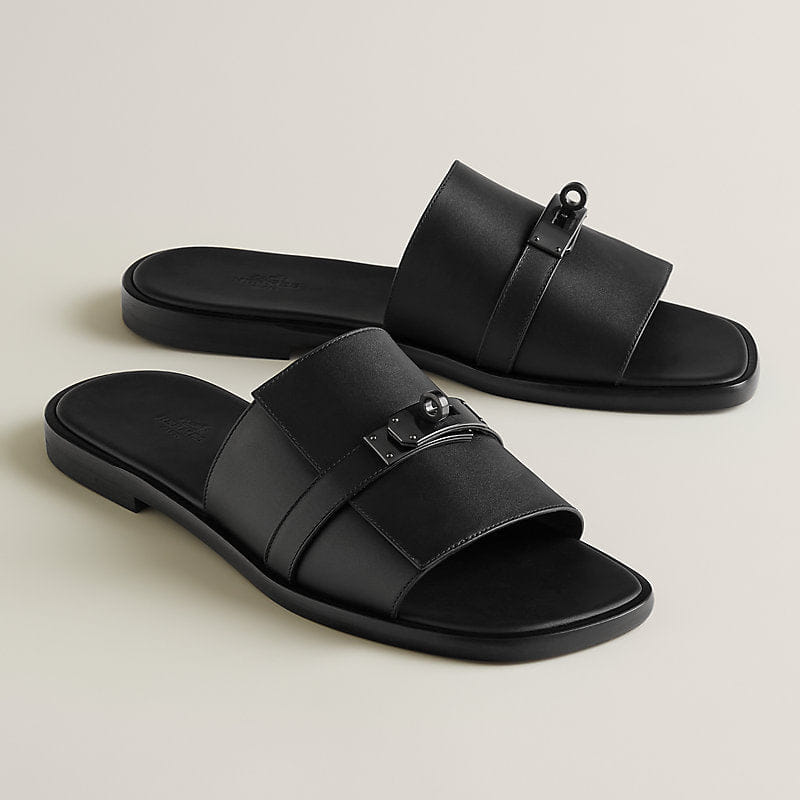 Hermes Gabriel Sandal (Black)