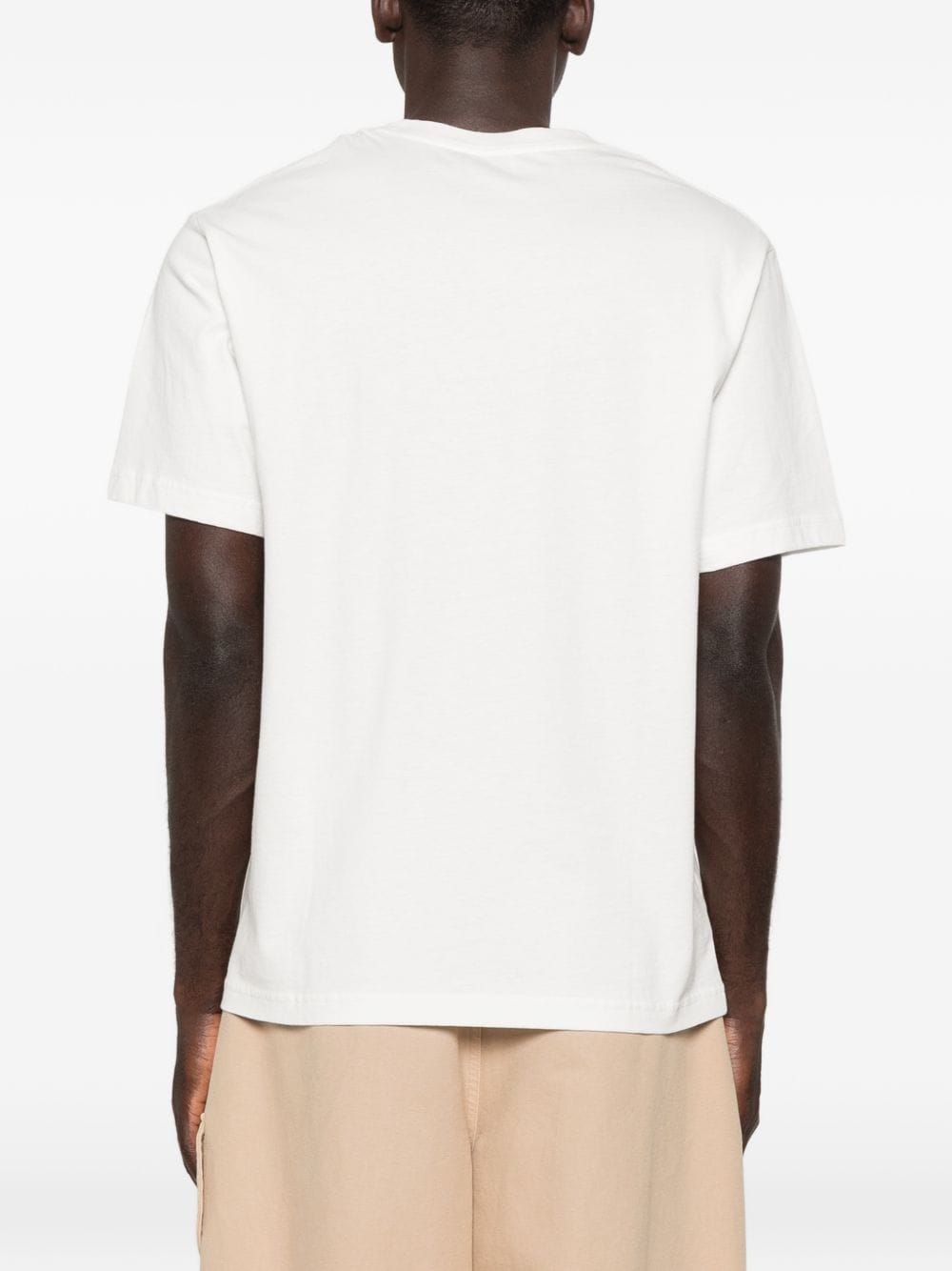 Kenzo Logo - Embroidered Cotton T - Shirt — White