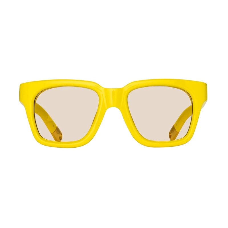 Jacquemus Sunglasses Square Full Rim, Shiny Black Frame And Green Lens Jac/20C1