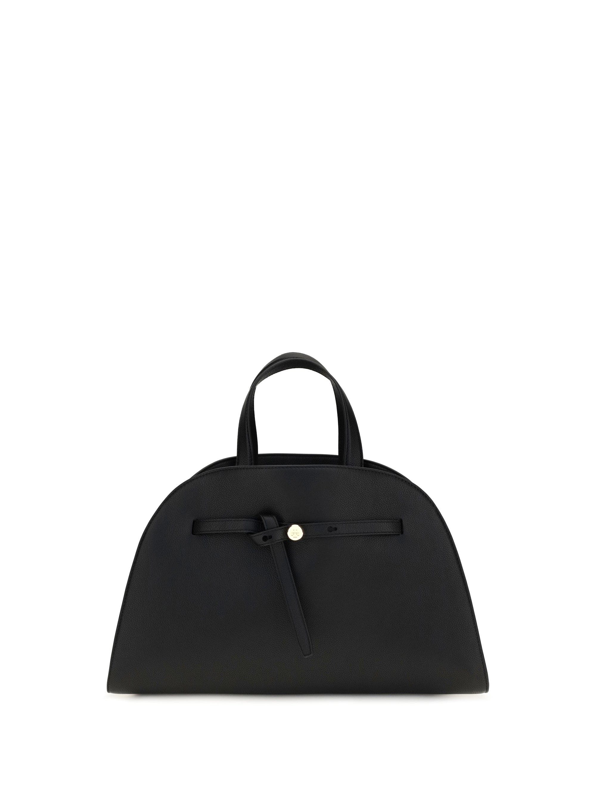 Tory Burch Romy Bauletto Shoulder Bag — Black