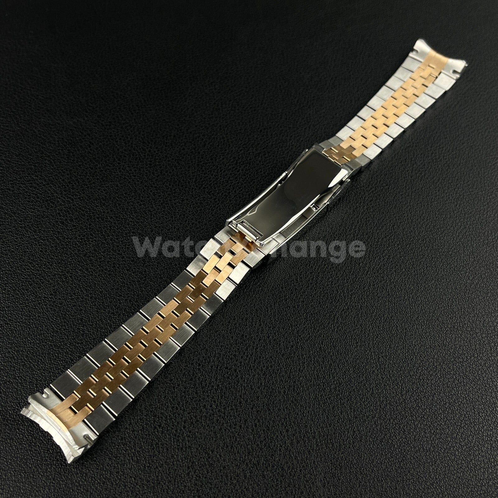 Rolex 20 mm Silver Rose Gold Jubilee Strap Watchband Bracelet For Rolex Sub GMT