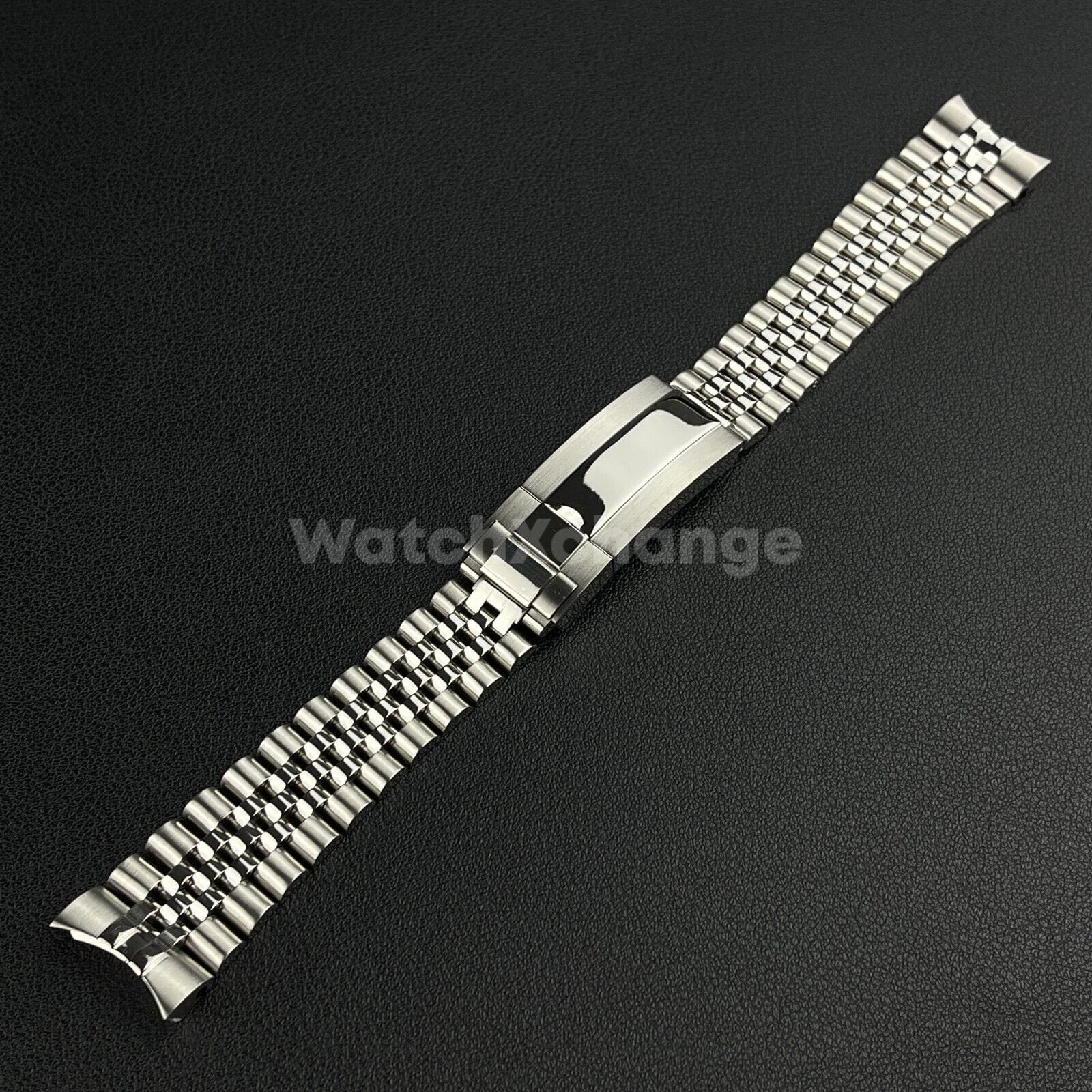 Rolex 20 mm Jubilee Strap Watchband Bracelet With Oyster Deployment Clasp For Rolex Sub GMT