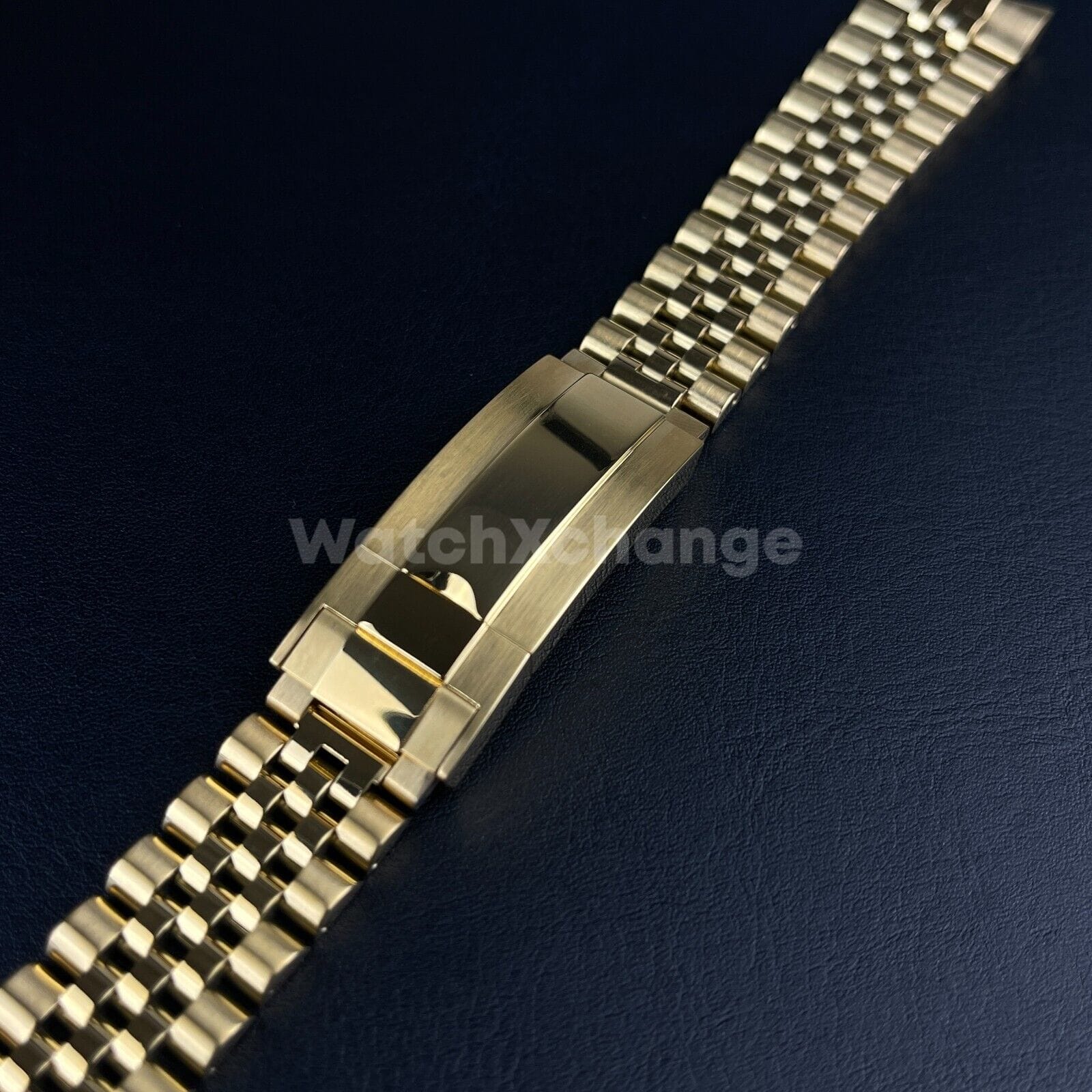 Rolex 20 mm Gold Jubilee Strap Watchband Bracelet Oyster Deployment Clasp For Rolex Sub GMT