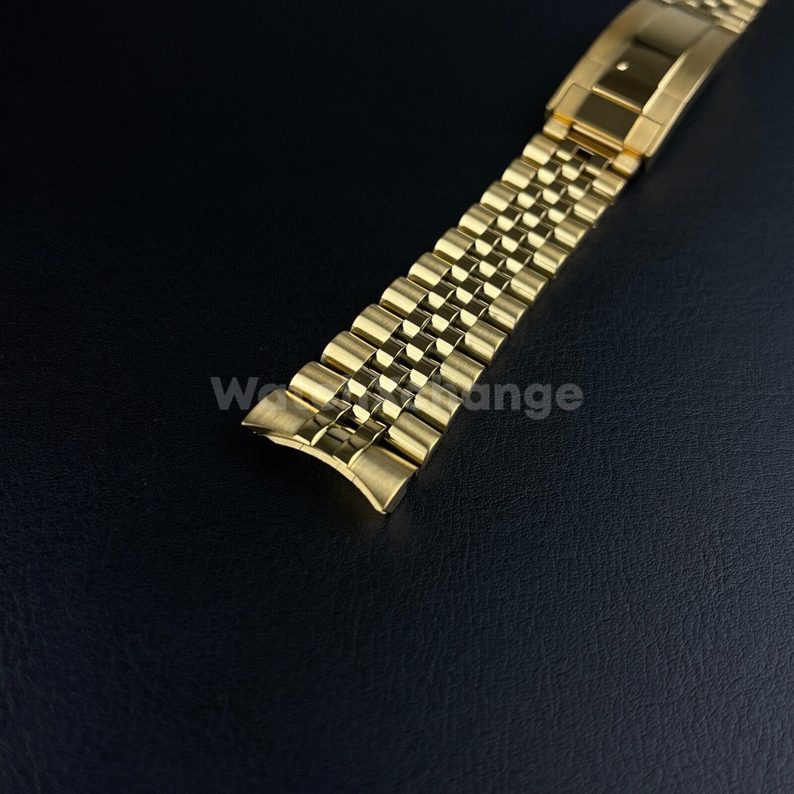 Rolex 20 mm Gold Jubilee Strap Watchband Bracelet Oyster Deployment Clasp For Rolex Sub GMT