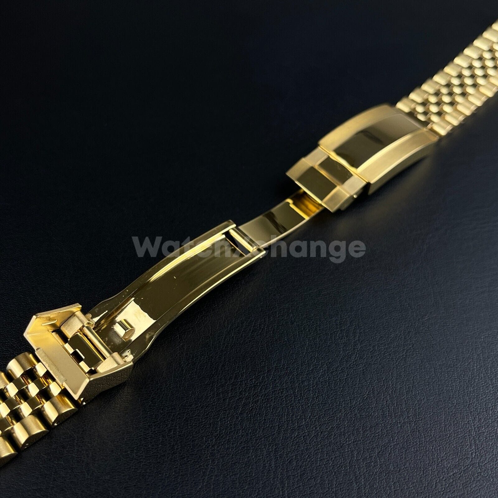 Rolex 20 mm Gold Jubilee Strap Watchband Bracelet Oyster Deployment Clasp For Rolex Sub GMT