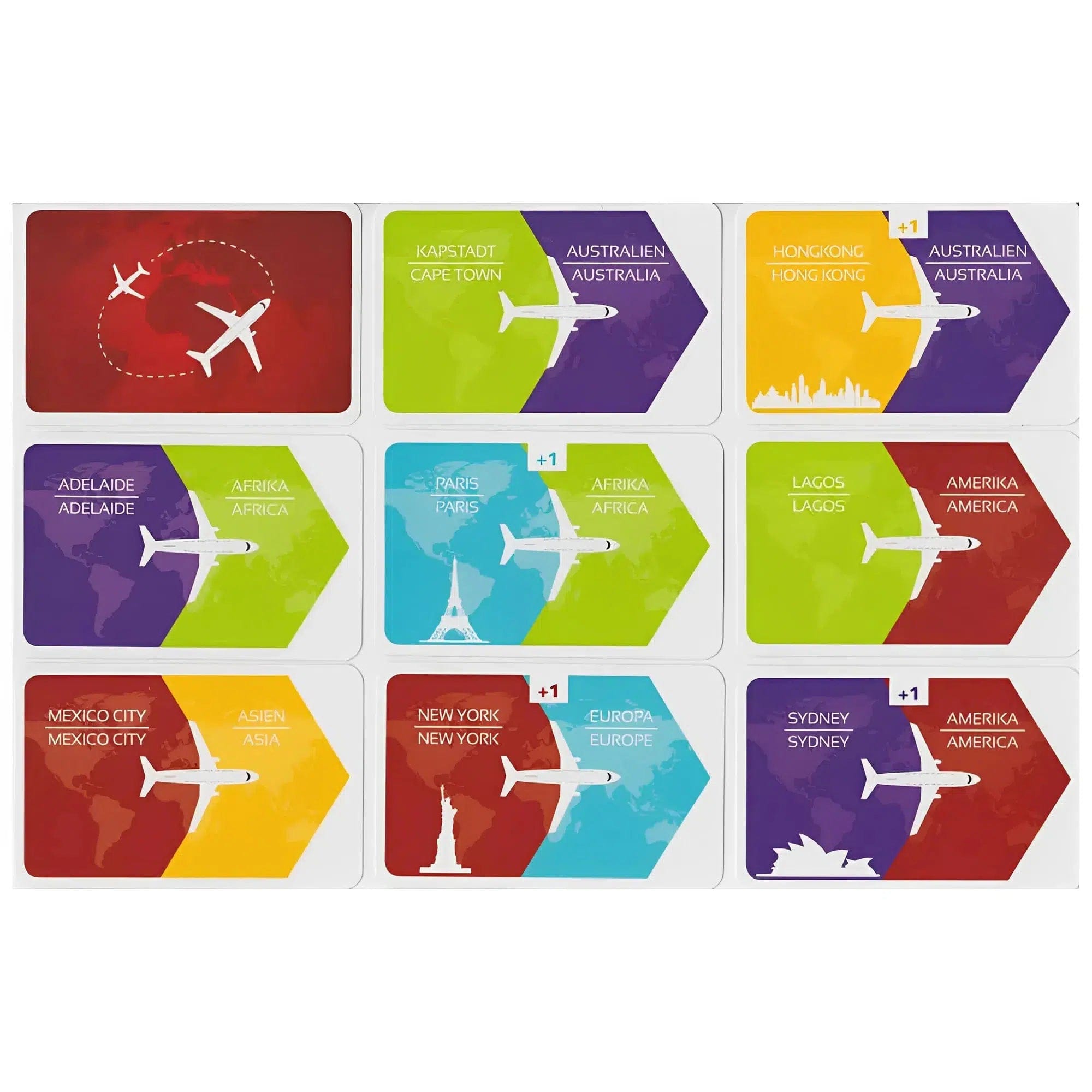 Nike Round the World - Card Games - Pegasus Spiele