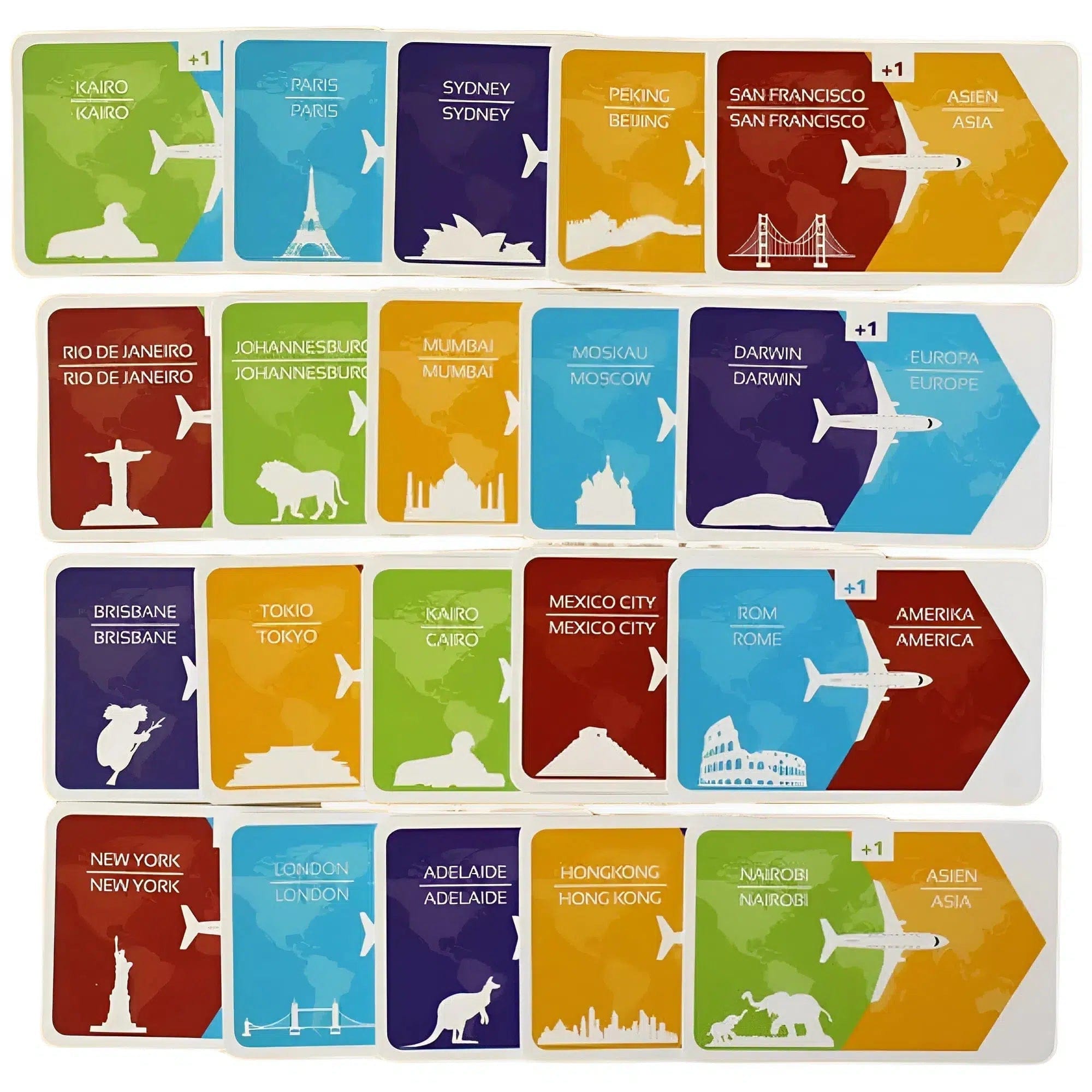 Nike Round the World - Card Games - Pegasus Spiele
