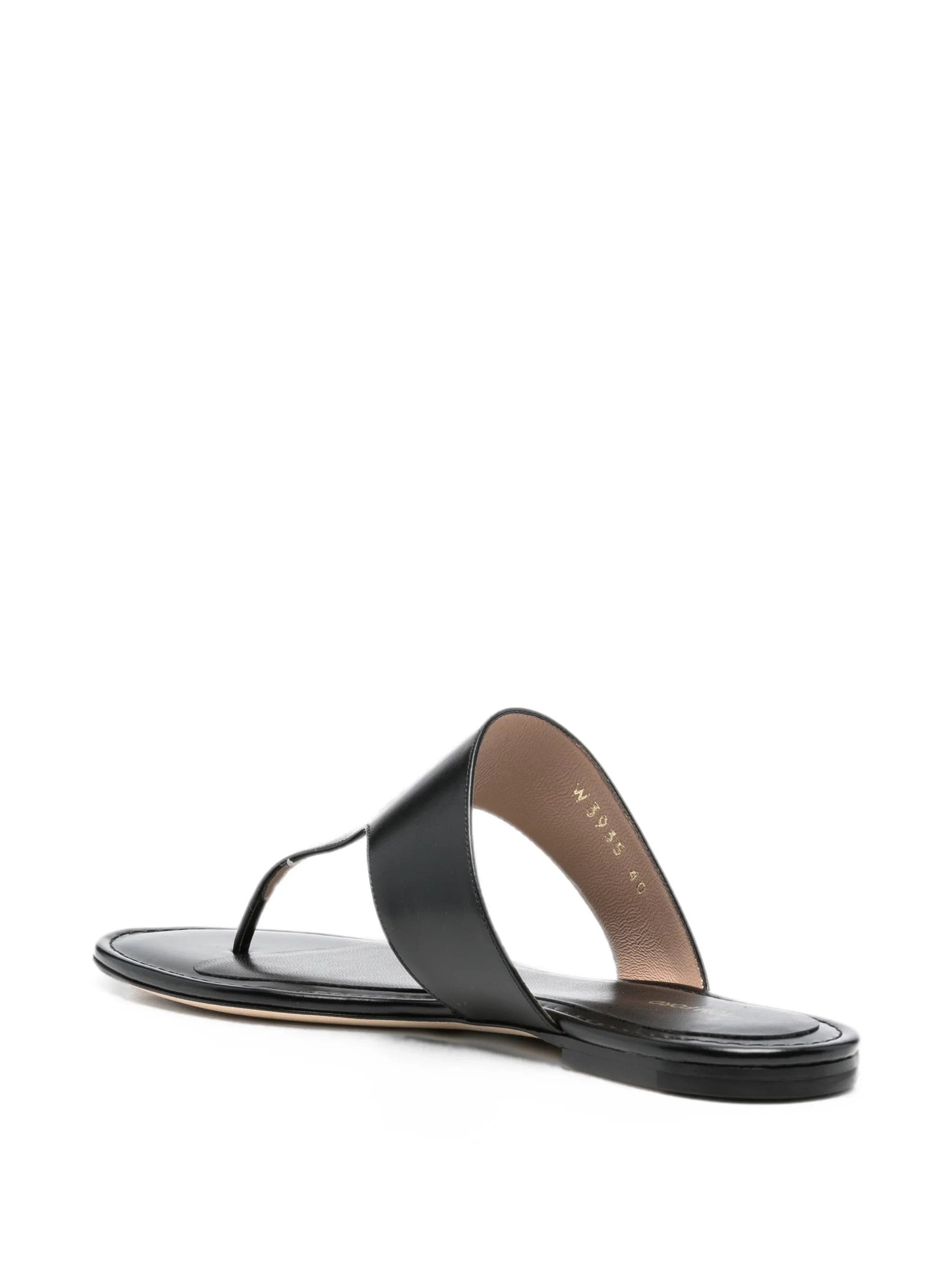 TOM FORD Lina thong - strap leather flat sandals