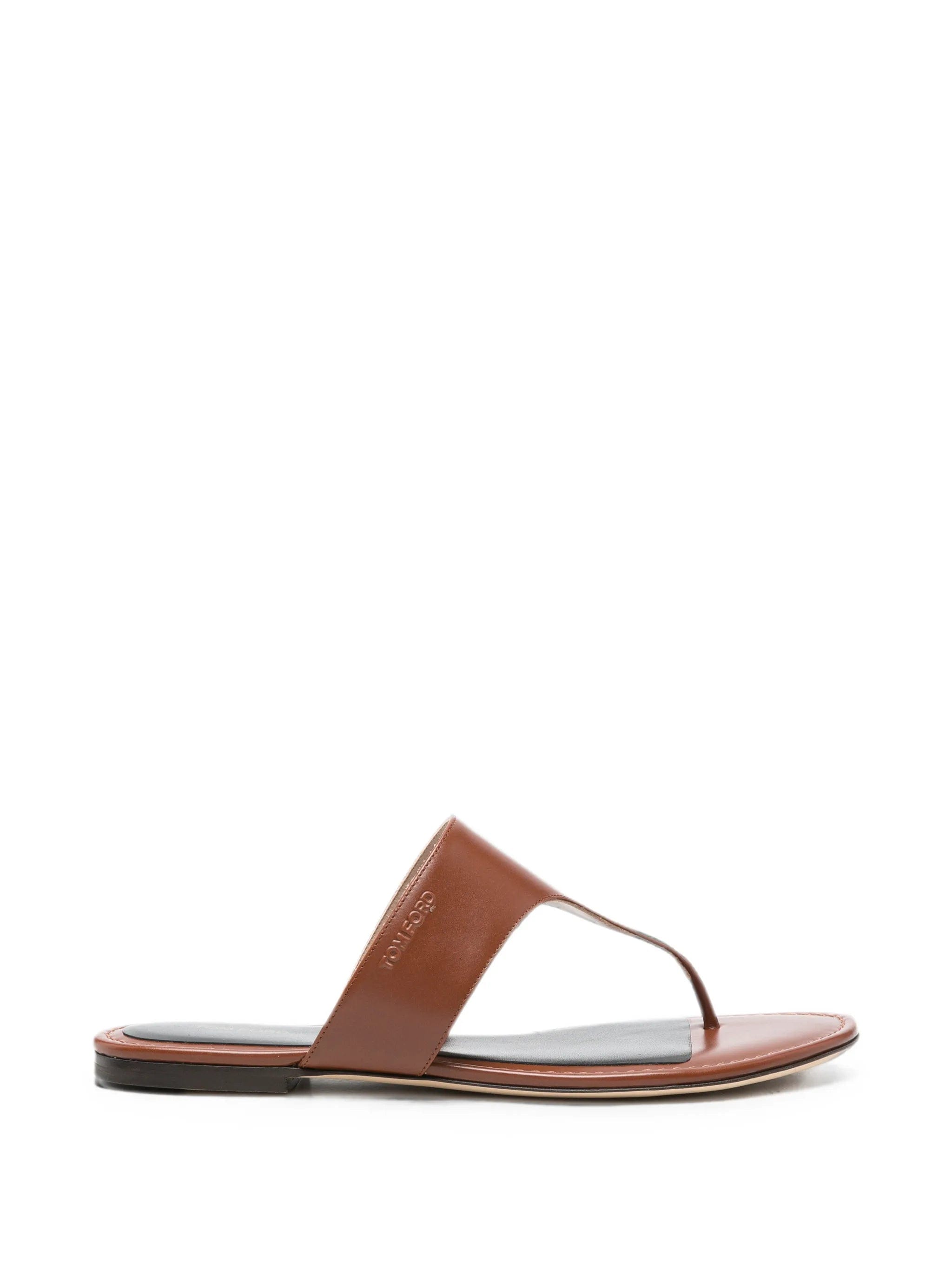 TOM FORD open - toe leather sandals