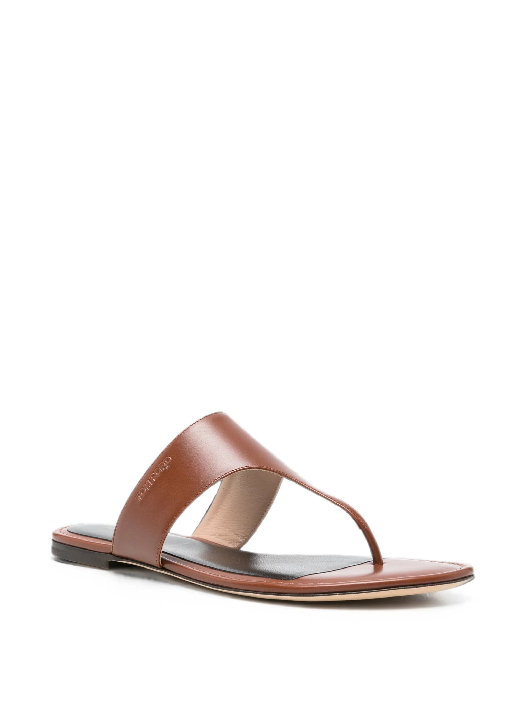 TOM FORD open - toe leather sandals