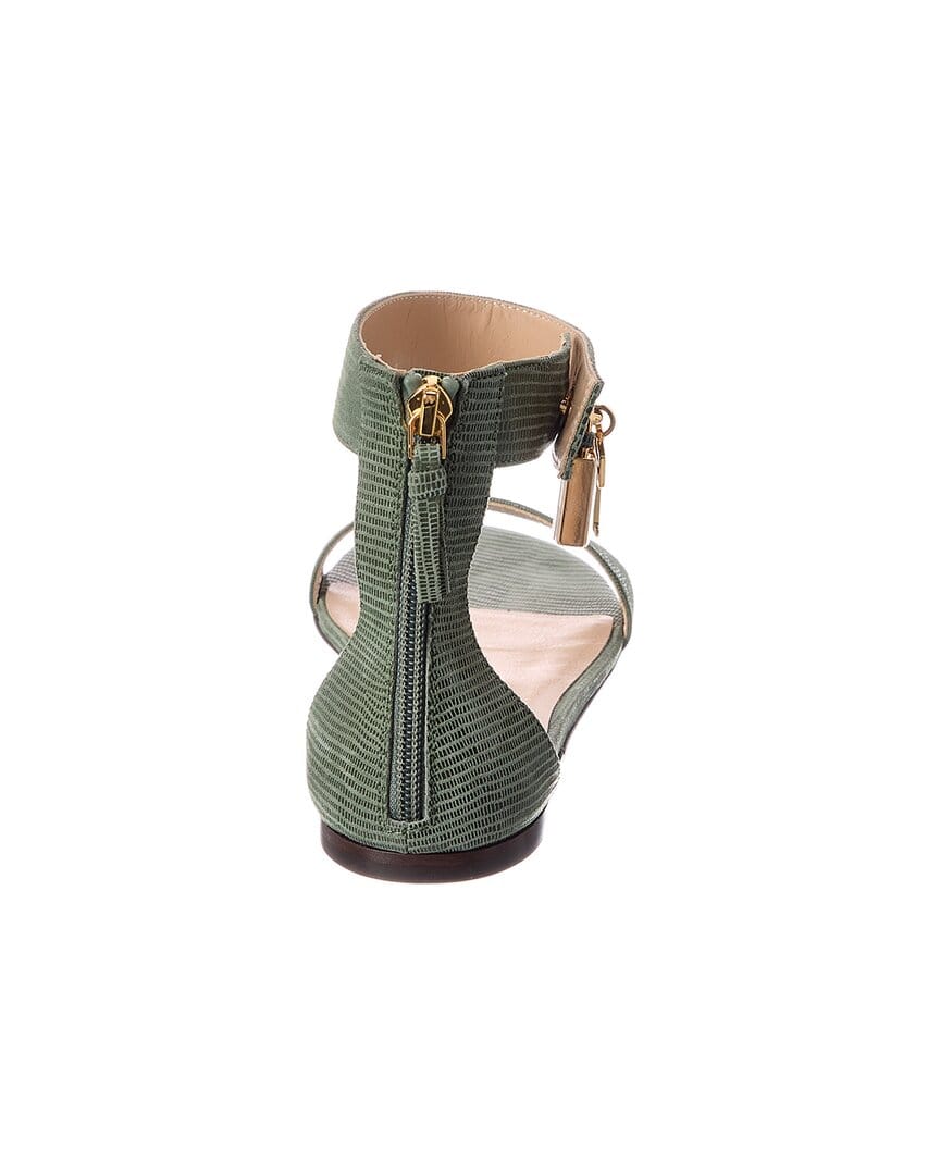 Tom Ford Snake - Embossed Leather Sandal