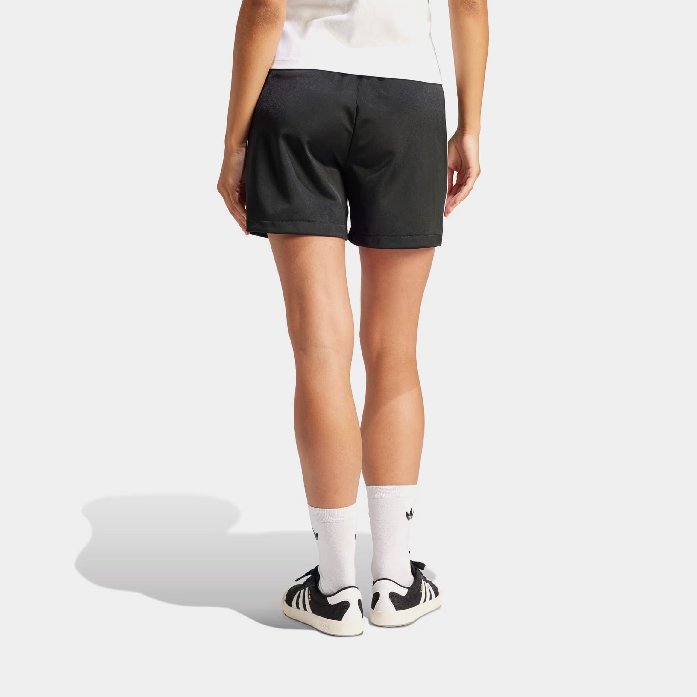 adidas Firebird Track Womens Shorts (Black/White)