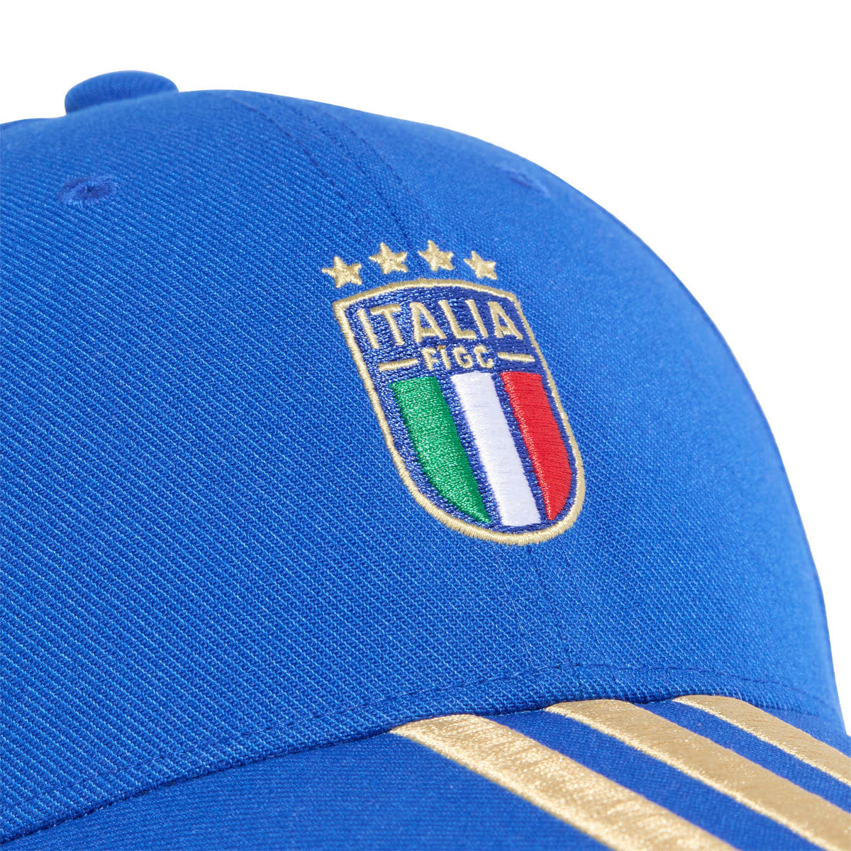 adidas Italy Youth Soccer Cap Bold Blue/Hazy Beige