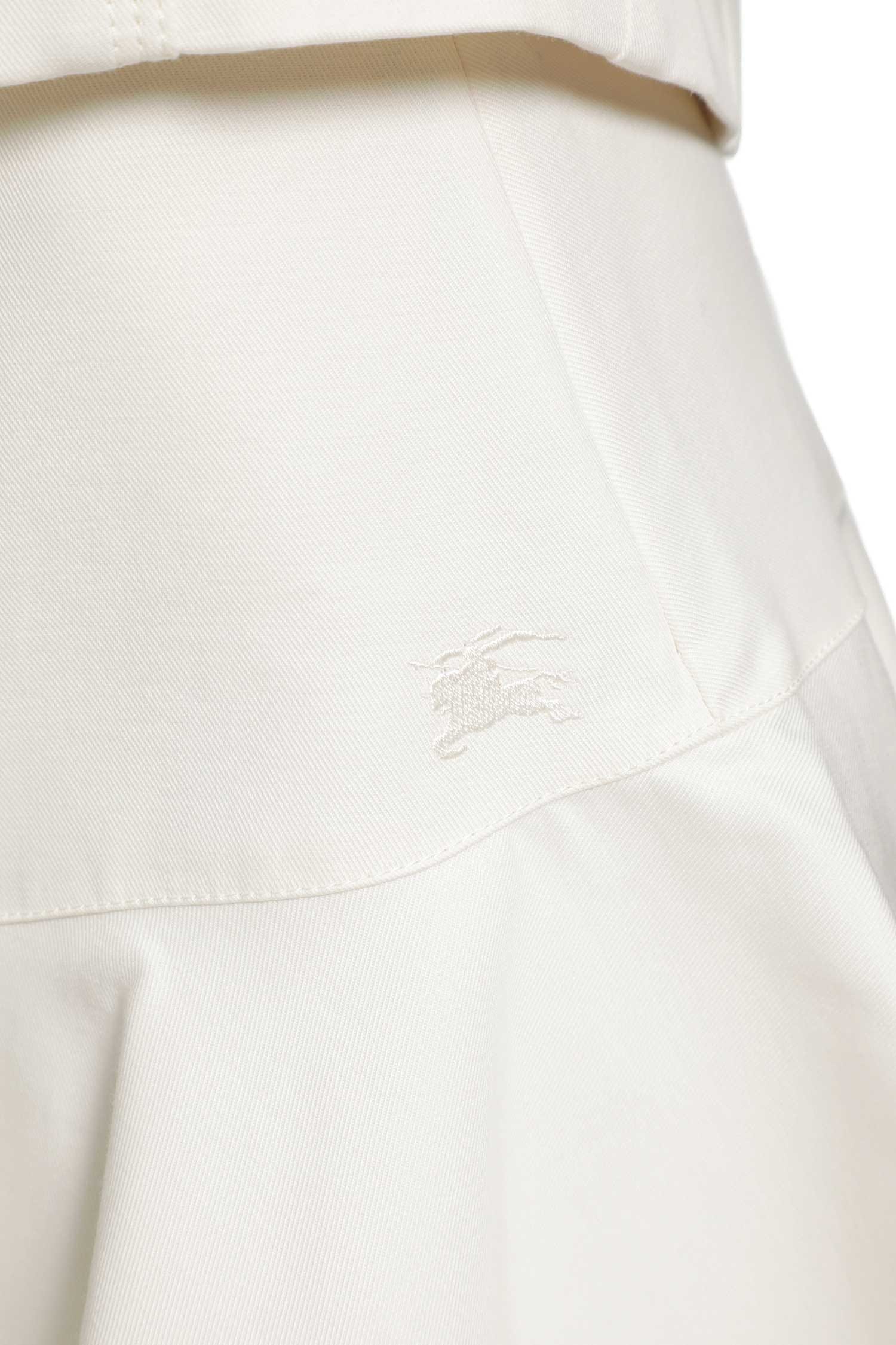 Burberry Fit - and - Flare Cotton Mini Skirt
