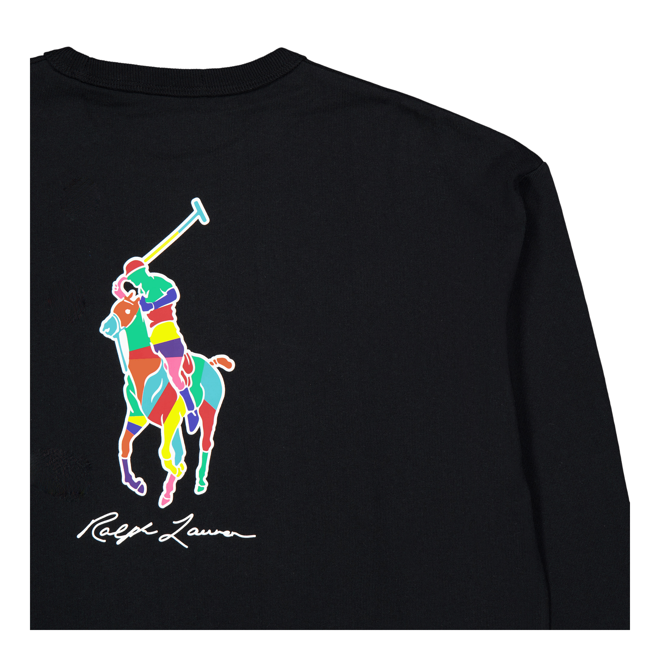 Polo Ralph Lauren Relaxed Fit Big Pony Jersey T - Shirt Polo Black