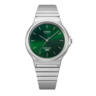 Casio MQ - 24DA - 3A – Silver/Green Analog