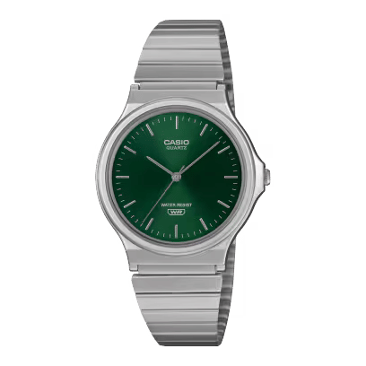Casio MQ - 24DA - 3A – Silver/Green Analog