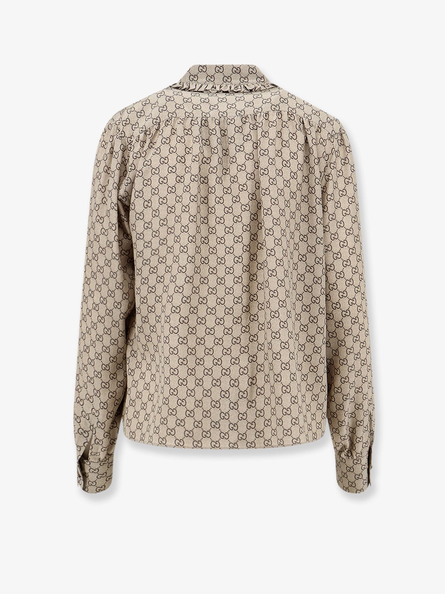 Gucci Primavera silk shirt with GG print