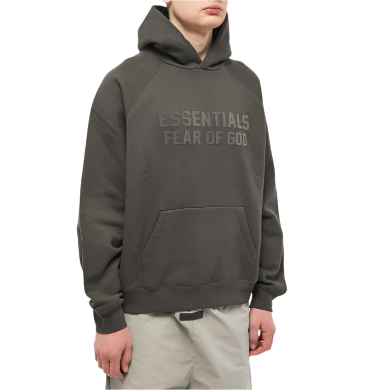 Fear of God Essentials Hoodie Off Black (SS23)
