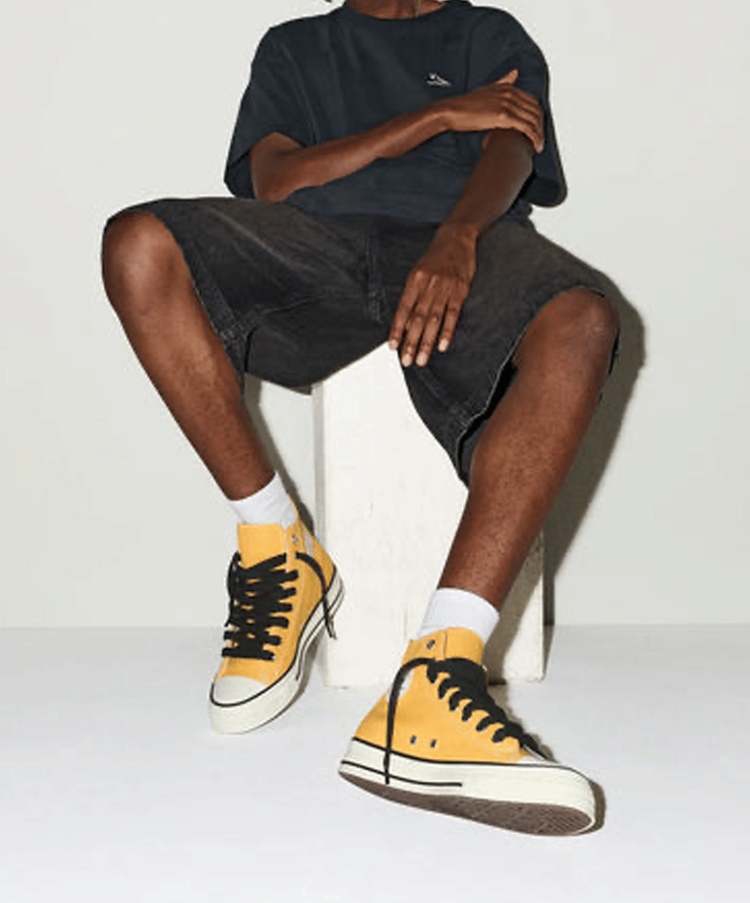 CONVERSE | CHUCK TAYLOR ALL STAR THROWBACK { GOLD PALM/VINTAGE WHITE/BLACK