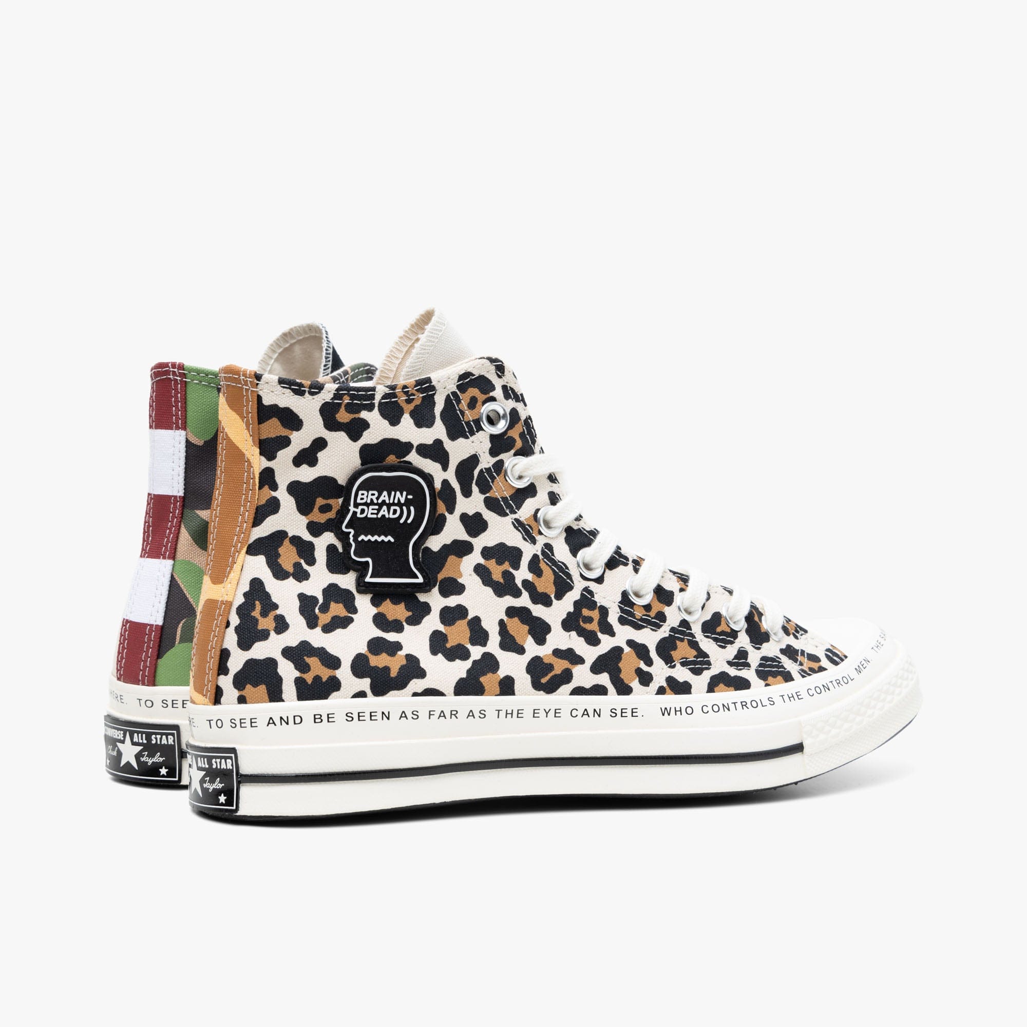 Converse x Brain Dead Chuck 70 Hi Egret / Black - Multi