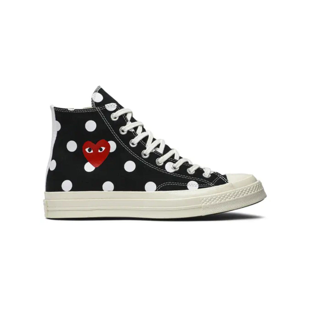 Converse Comme des Garçons x Converse Chuck Taylor All Star 70 High Black Polka Dot