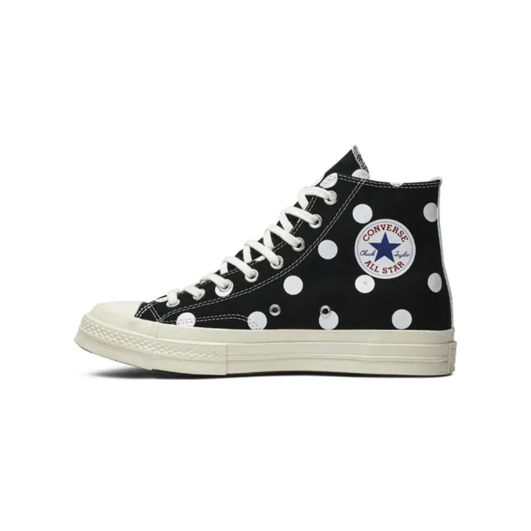 Converse Comme des Garçons x Converse Chuck Taylor All Star 70 High Black Polka Dot