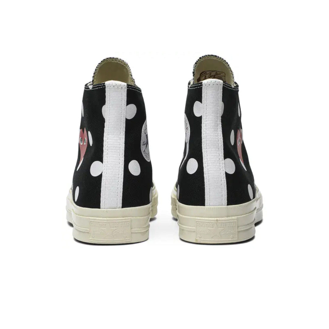 Converse Comme des Garçons x Converse Chuck Taylor All Star 70 High Black Polka Dot