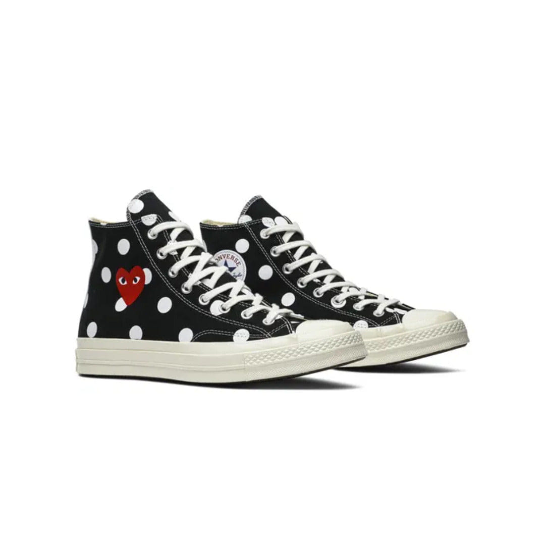 Converse Comme des Garçons x Converse Chuck Taylor All Star 70 High Black Polka Dot