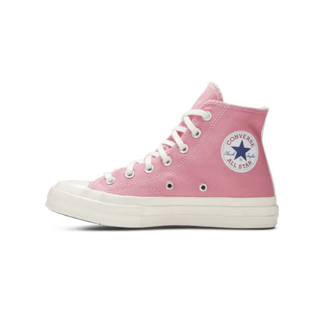 Converse Comme des Garçons PLAY x Converse Chuck 70 High Bright Pink