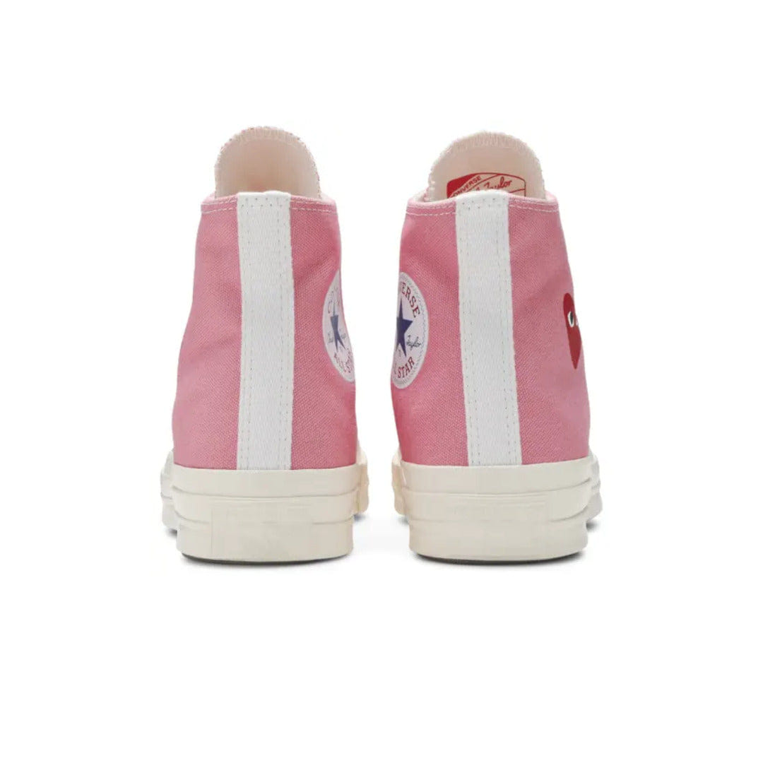 Converse Comme des Garçons PLAY x Converse Chuck 70 High Bright Pink