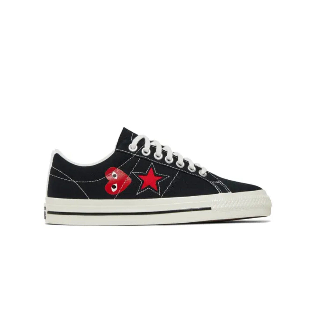 Converse Comme des Garçons Play x Converse One Star Black White