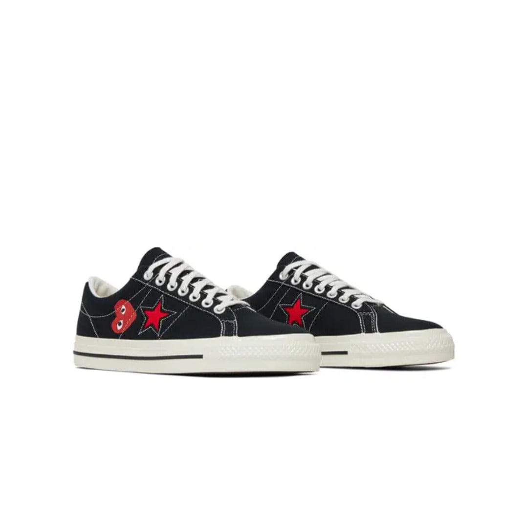 Converse Comme des Garçons Play x Converse One Star Black White