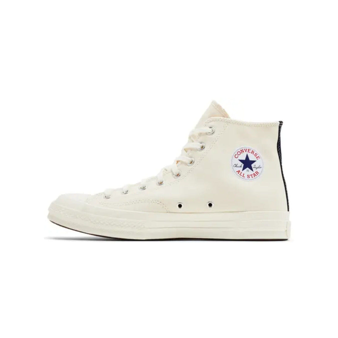 Converse Comme des Garçons PLAY x Converse Chuck 70 High Single Heart - Milk 2024