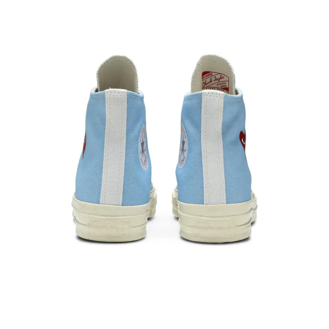 Converse Comme des Garçons PLAY x Converse Chuck 70 High Bright Blue