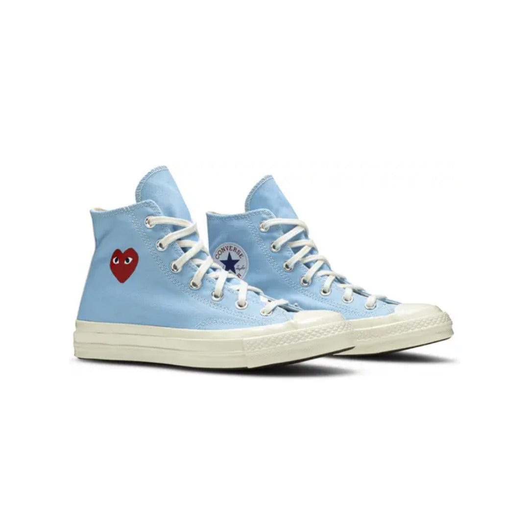 Converse Comme des Garçons PLAY x Converse Chuck 70 High Bright Blue